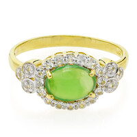 Imperial Chrysoprase Silver Ring