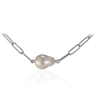 Freshwater pearl Silver Necklace (TPC)