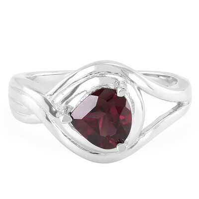 Rajasthan Rhodolite Silver Ring