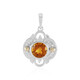 Madeira Citrine Silver Pendant (Granulieren)