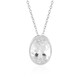 White Quartz Silver Necklace