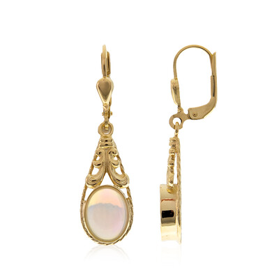 9K AAA Welo Opal Gold Earrings (CUSTODANA)