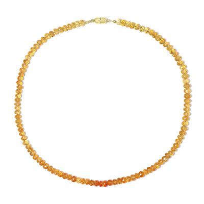 Imperial Topaz Silver Necklace