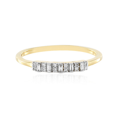 9K SI1 (H) Diamond Gold Ring