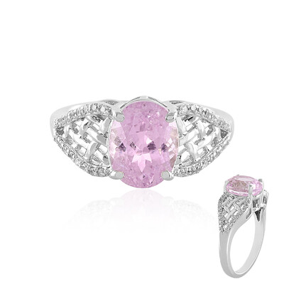 Kunzite Silver Ring