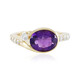 9K Siberian Amethyst Gold Ring (de Melo)