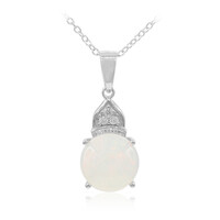 Welo Opal Silver Necklace