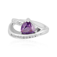 Uruguayan Amethyst Silver Ring