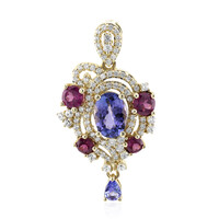 9K Tanzanite Gold Pendant (Adela Gold)