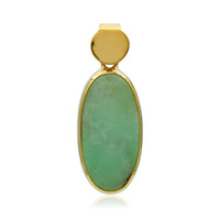 Chrysoprase Silver Pendant