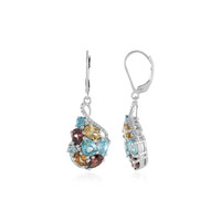 Ratanakiri Zircon Silver Earrings