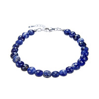 Sodalite Silver Bracelet