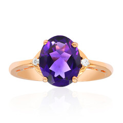 10K Amethyst Gold Ring