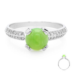 Imperial Chrysoprase Silver Ring