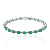 18K AAA Zambian Emerald Gold Bracelet (CIRARI)