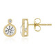 9K Zircon Gold Earrings