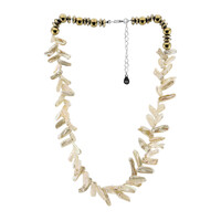 Keshi pearl Silver Necklace (TPC)