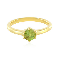 Sphene Silver Ring