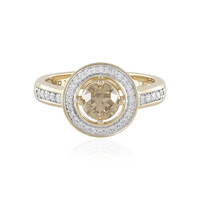 9K I2 Brown Diamond Gold Ring (SUHANA)