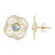 9K Welo Opal Gold Earrings (Ornaments by de Melo)