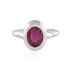 Bemainty Ruby Silver Ring (SAELOCANA)