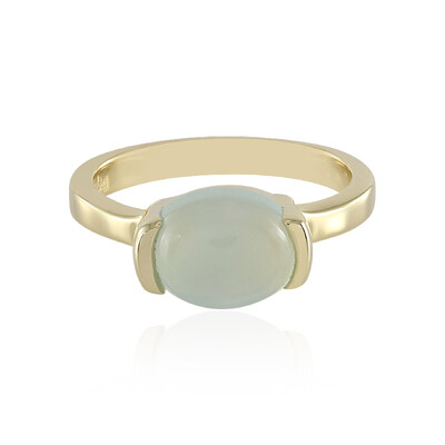 Blue Chalcedony Silver Ring