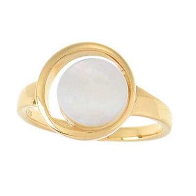 Mother of Pearl Silver Ring (dagen)