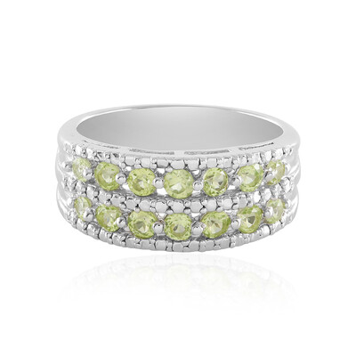 Peridot Silver Ring