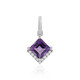 Moroccan Amethyst Silver Pendant