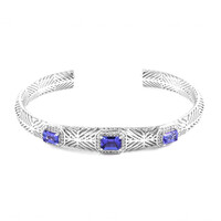 9K Tanzanite Gold Bangle (Ornaments by de Melo)