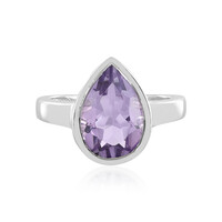 Rose de France Amethyst Silver Ring