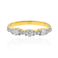 18K IF (D) Diamond Gold Ring