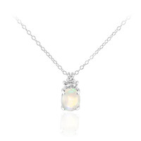 Welo Opal Silver Necklace