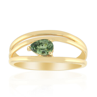 9K Madagascan Demantoid Gold Ring