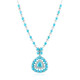 Sleeping Beauty Turquoise Silver Necklace