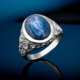 Nepal Kyanite Silver Ring