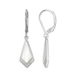 Mother of Pearl Silver Earrings