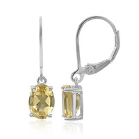 Citrine Silver Earrings