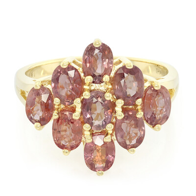 18K Unheated Padparadscha Sapphire Gold Ring (AMAYANI)