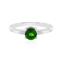 Russian Diopside Silver Ring