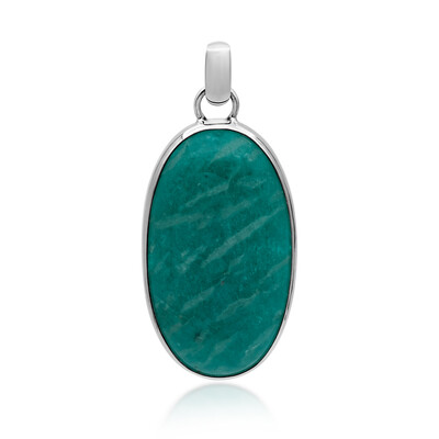 Amazonite Silver Pendant