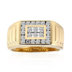 9K SI1 (G) Diamond Gold Ring