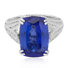 18K AAA Tanzanite Gold Ring (de Melo)