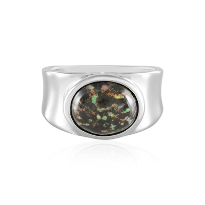 Leopard Opal Silver Ring