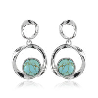 Turquoise Silver Earrings