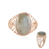 Green Maniry Labradorite Silver Ring (KM by Juwelo)