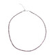 Purple Diamond Silver Necklace (CUSTODANA)