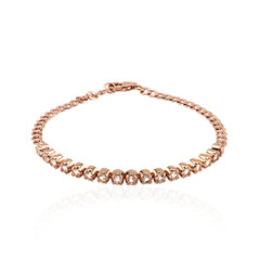 Morganite Silver Bracelet