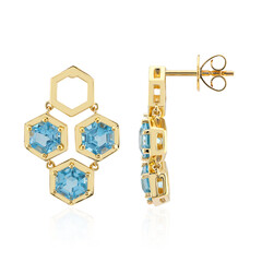 9K Marambaia Topaz Gold Earrings (Rifkind 1894 Collection)