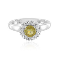 Madagascar Yellow Sapphire Silver Ring